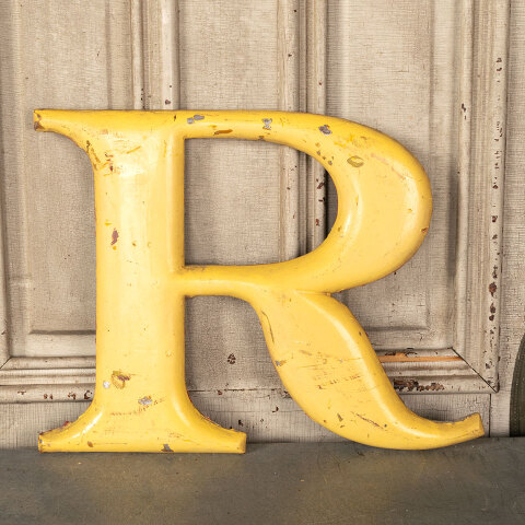 #45328 Salvaged Antique Metal Building Sign Letters image 4