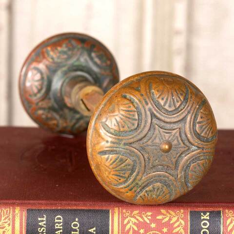 #45331 Antique Corbin Doorknobs Door Hardware image 2