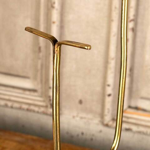 #45391 Antique Brass Hand Towel Wash Cloth Stand image 3