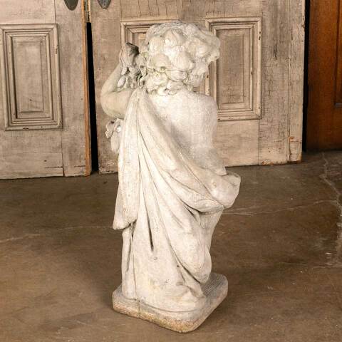 #45393 Cast Concrete Spring Cherub Garden Statue image 6