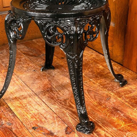 #45413 Vintage Style Cast Aluminum Garden Chair image 5