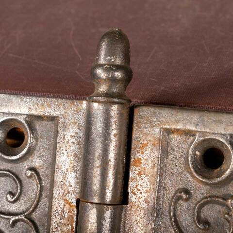#45578 4" Ornate Cast Iron Acorn Finial Door Hinge image 4