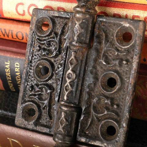 #45579 2 1/2" Antique Steeple Finial Door Hinge image 3