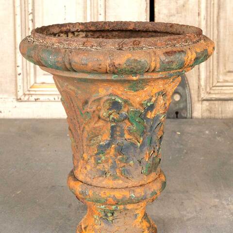 #45653 Salvaged Antique Cast Iron Street Lamp Part image 6