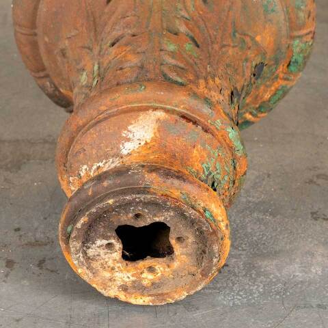 #45653 Salvaged Antique Cast Iron Street Lamp Part image 7