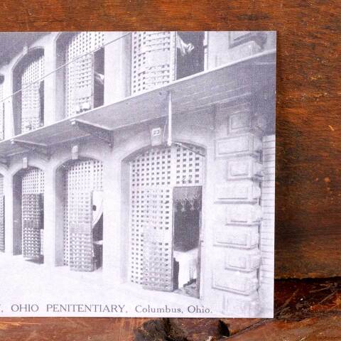 #45668 Bankers' Row, Ohio Penitentiary Postcard image 2
