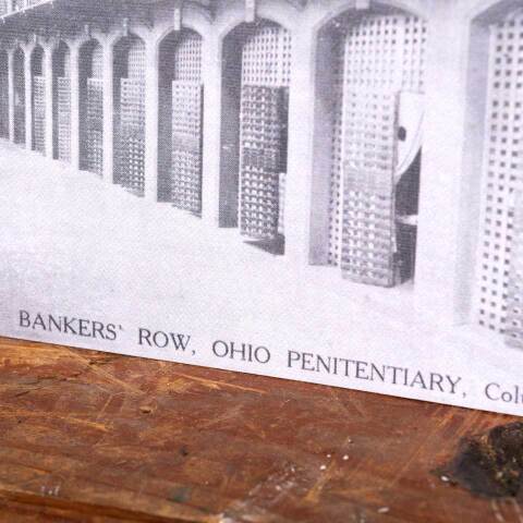 #45668 Bankers' Row, Ohio Penitentiary Postcard image 3
