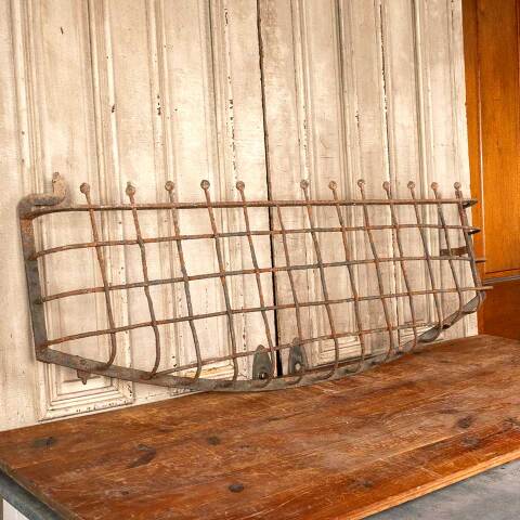 #45713 Antique Wrought Iron Window Grate Cover image 2