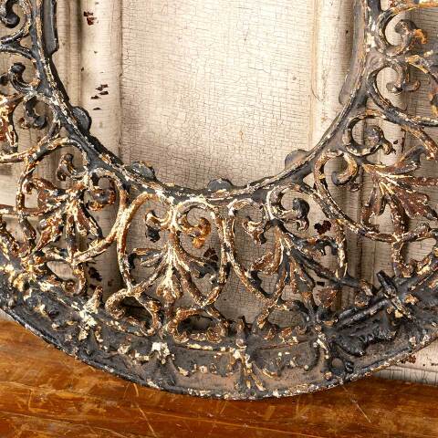 #45764 Salvaged Antique Cast Iron Heat Grate Cover image 3