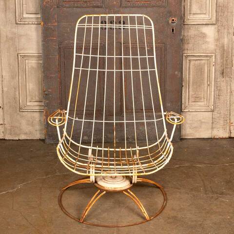 #45777 Vintage Homecrest Metal Wire Patio Chair image 2