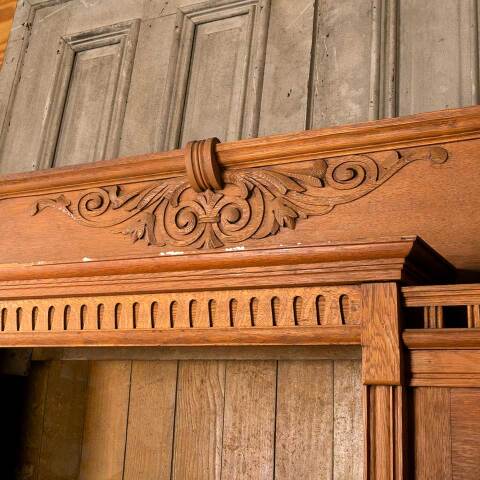 #45778 Antique Oak Cabinet image 3