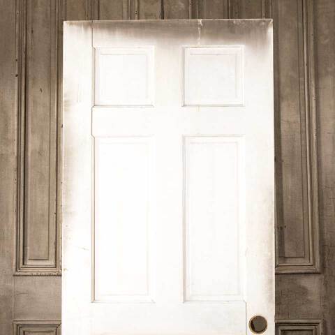 #45786 30x77 Salvaged 6 Panel Wood Interior Door image 5