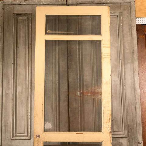 #45799 32x95 Salvaged Antique Wood Screen Door image 2