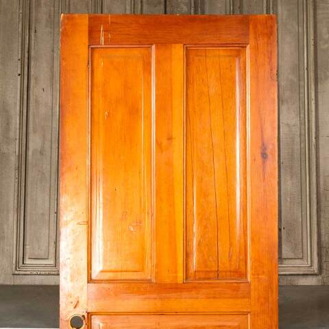 #45860 31x78 Antique 5 Panel Wood Interior Door image 5