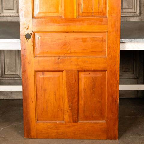 #45860 31x78 Antique 5 Panel Wood Interior Door image 6