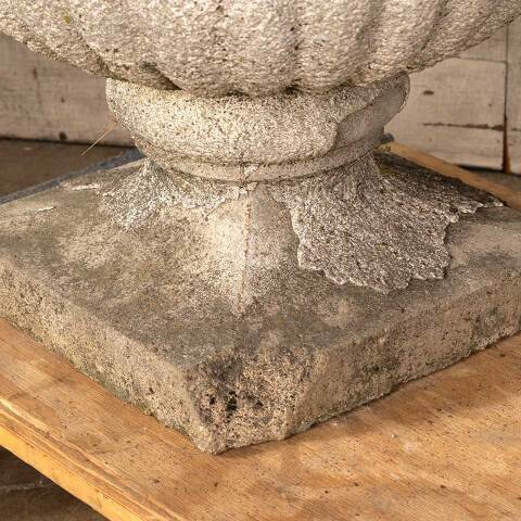 #45891 Salvaged Vintage Concrete Garden Planter Urn image 6