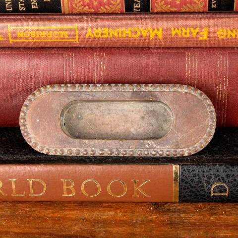 #45931 Antique Beaded Bronze Window Sash Lift image 3