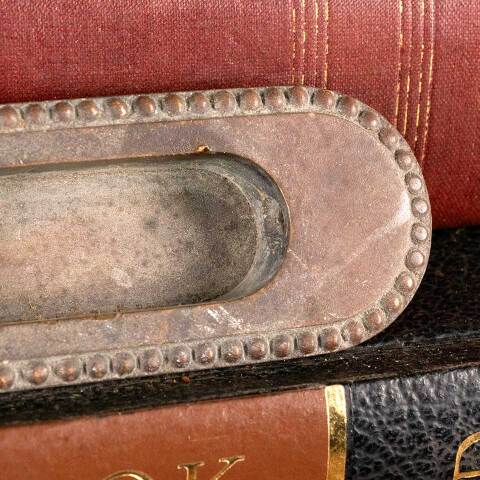 #45931 Antique Beaded Bronze Window Sash Lift image 4