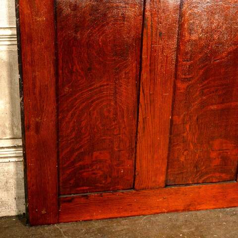 #45932 Salvaged Antique Oak Wood Wall Panel image 3