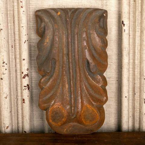 #45995 Antique Cast Iron Acanthus Leaf Ornament image 2