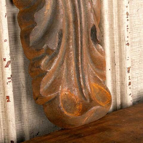 #45995 Antique Cast Iron Acanthus Leaf Ornament image 3