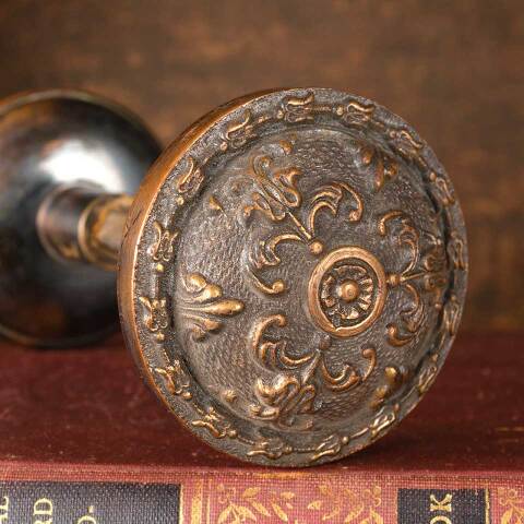 #46028 Antique Bronze Taylor & Boggis Doorknobs image 7