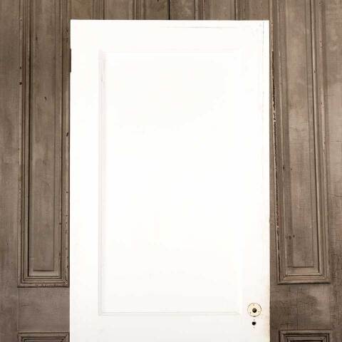 #46050 30x79 Antique 2 Panel Wood Interior Door image 5