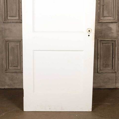 #46050 30x79 Antique 2 Panel Wood Interior Door image 6