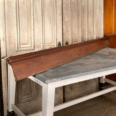 #46254 Salvaged Antique Pine Door/Window Header image 2