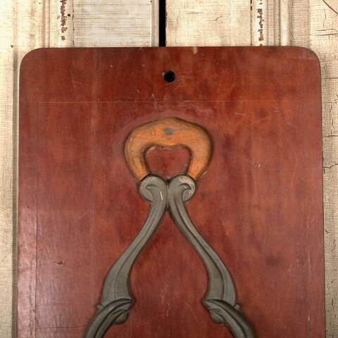 #46272 Antique Wood & Metal Foundry Mold Pattern image 2