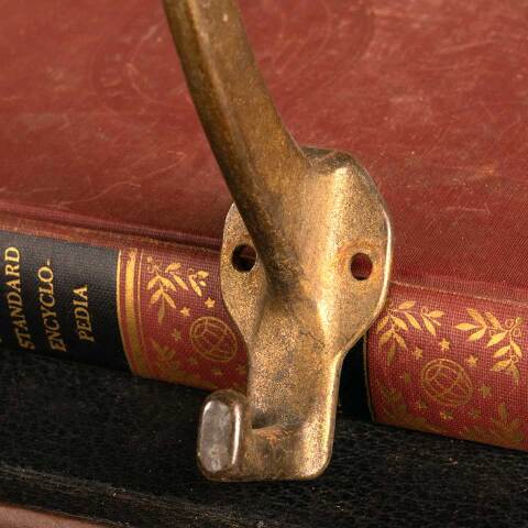 #46284 Salvaged Large Antique Metal Coat Hook image 4