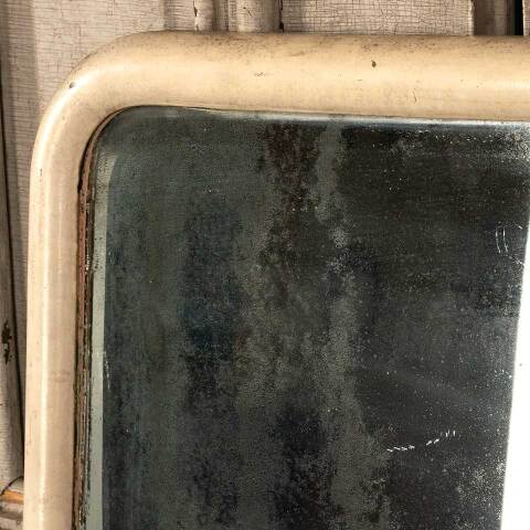 #46297 Antique Beveled Glass Mirror in Wood Frame image 4