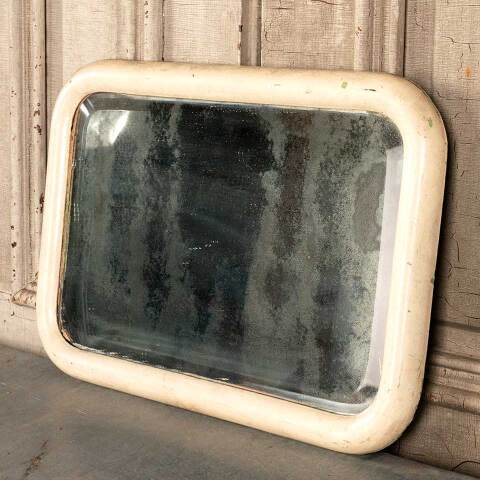 #46297 Antique Beveled Glass Mirror in Wood Frame image 5