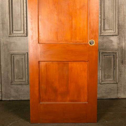 #46424 36x80 Salvaged 2 Panel Wood Interior Door image 3