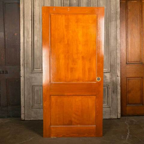 #46425 36x77 Salvaged 2 Panel Wood Interior Door image 5