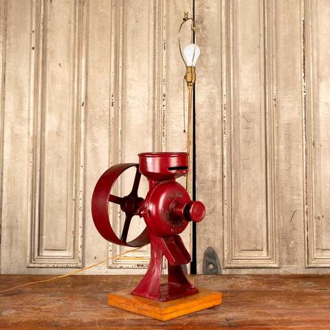 #46457 Repurposed Antique Grinder Table Lamp image 2
