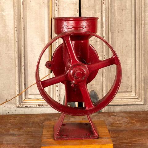 #46457 Repurposed Antique Grinder Table Lamp image 7