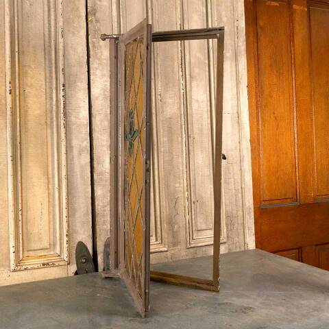 #46499 Leaded Stained Glass Metal Casement Window image 5