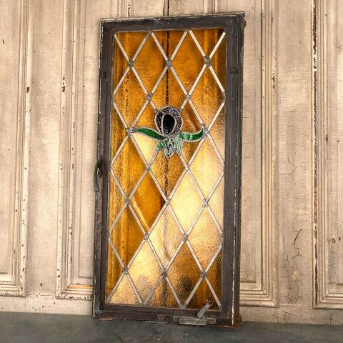 #46499 Leaded Stained Glass Metal Casement Window image 6