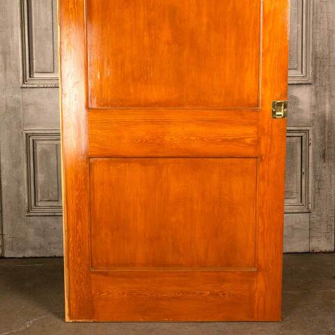 #46522 36x80 Salvaged 2 Panel Pine Pocket Door image 3