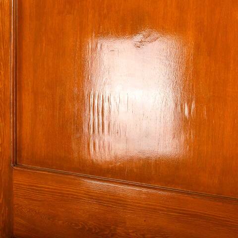 #46522 36x80 Salvaged 2 Panel Pine Pocket Door image 4