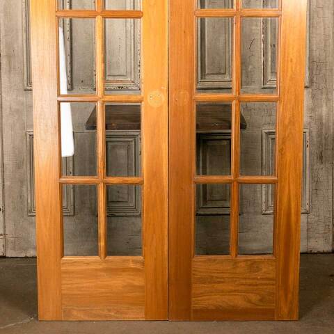 #46524 44x96 Salvaged 6 Lite Interior French Doors image 8