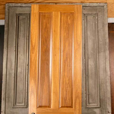 #46528 28x96 Salvaged Interior 4 Panel Wood Door image 5