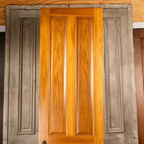 #46529 28x96 Salvaged Interior 4 Panel Wood Door image 5