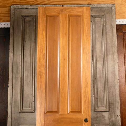 #46530 28x96 Salvaged Interior 4 Panel Wood Door image 2