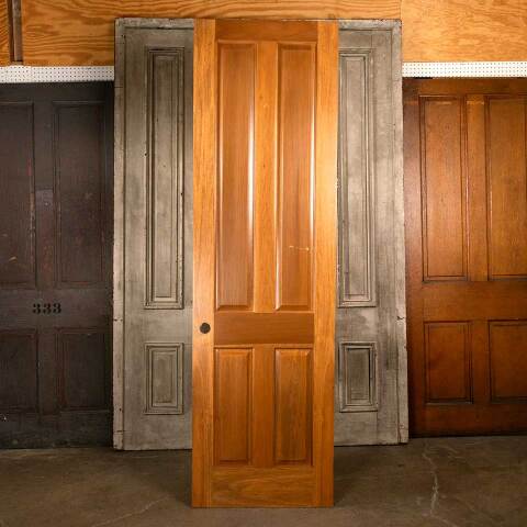 #46530 28x96 Salvaged Interior 4 Panel Wood Door image 5
