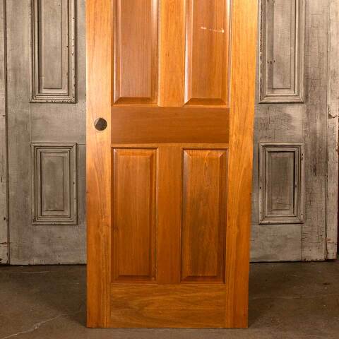 #46530 28x96 Salvaged Interior 4 Panel Wood Door image 7