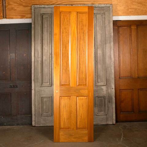#46531 28x96 Salvaged Interior 4 Panel Wood Door image 5