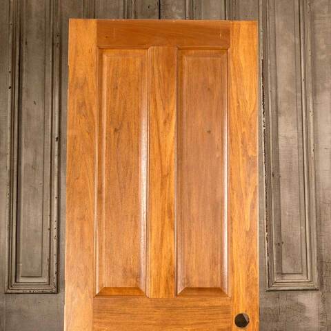 #46532 Salvaged Interior 4 Panel Wood Door image 2