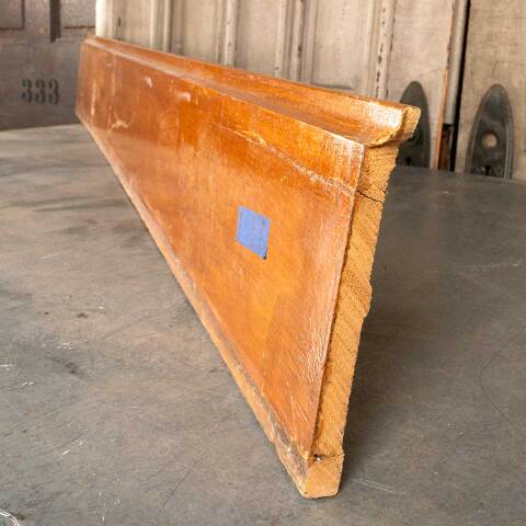 #46536 Salvaged Unpainted Oak Baseboard Trim image 4